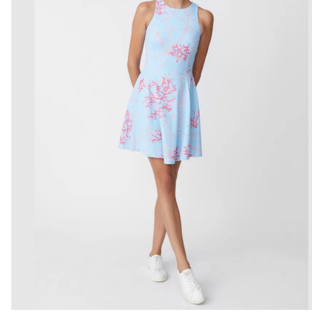 J.McLaughlin  Turnberry Dress Coral Drop MINI AND SHORT Dresses  Size 12 #1497